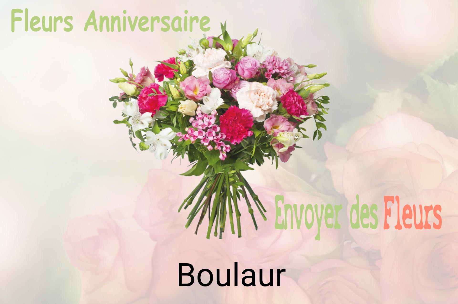 Bouquet de fleurs d’anniversaire livré à Boulaur